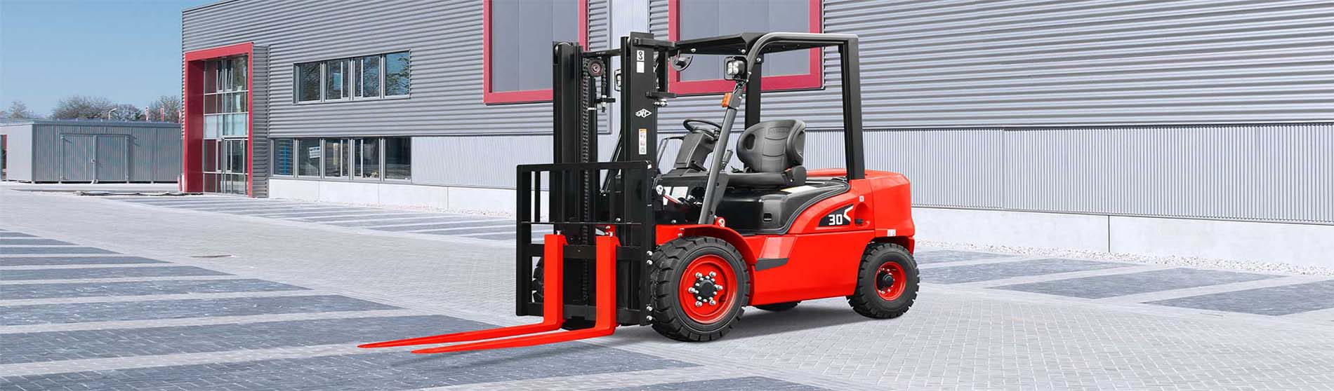 Forklift hire Barking unloading pallets from a commercial truck