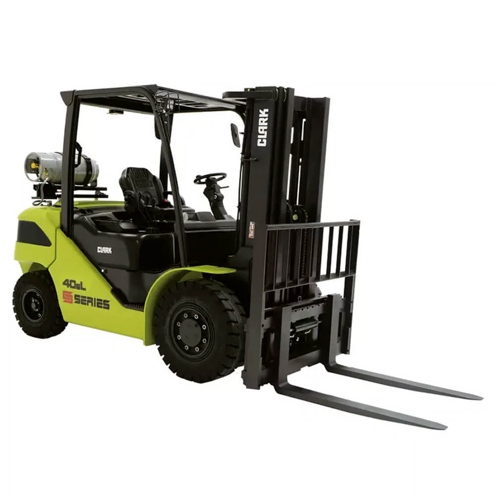 Forklift unloading commercial goods from a lorry in Barking
