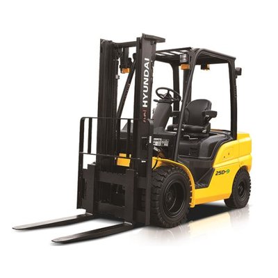 Forklift unloading pallets from a truck in Barking